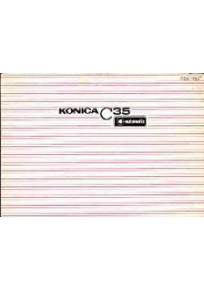 Konica C 35 Automatic manual. Camera Instructions.